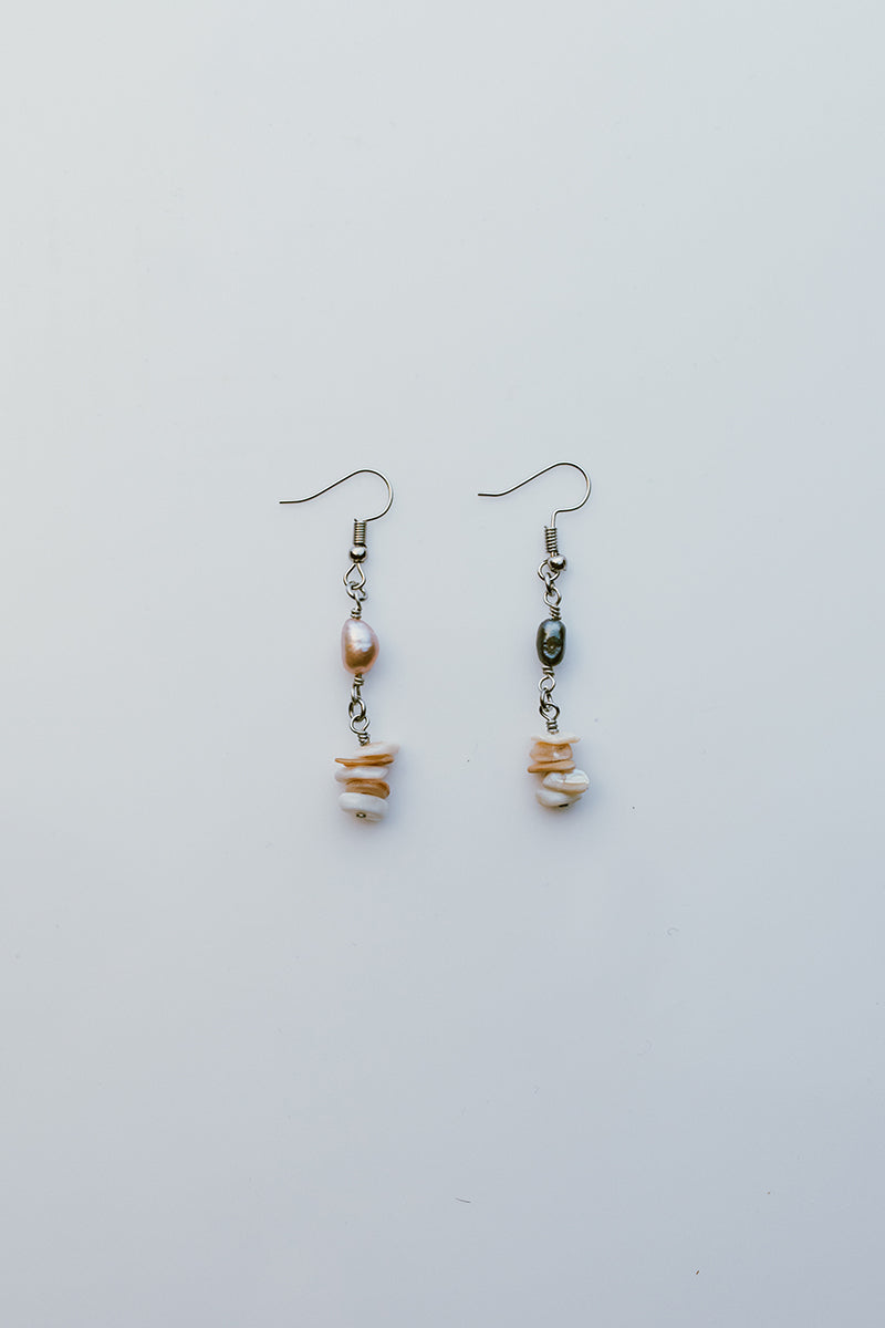 10 Mineral & Freshwater Pearl Drop Earrings