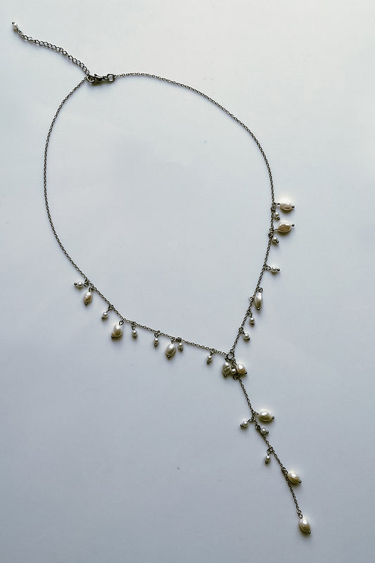 16 Pearl Drop Chain Necklace